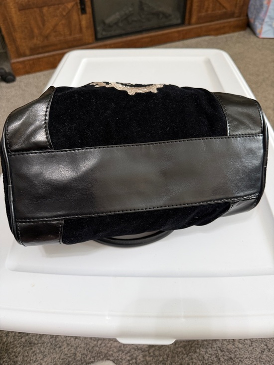 Juicy Couture Velvet Purse Bag Black New with tags - Picture 10 of 14
